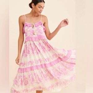 Spell & The Gypsy Coco Lei Strappy Gown Dress size XS